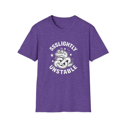 Slightly Unstable T-Shirt, Unisex Tee, Funny Graphic Shirt, Casual Wear, Gift for Friends, Quirky Fashion Statement