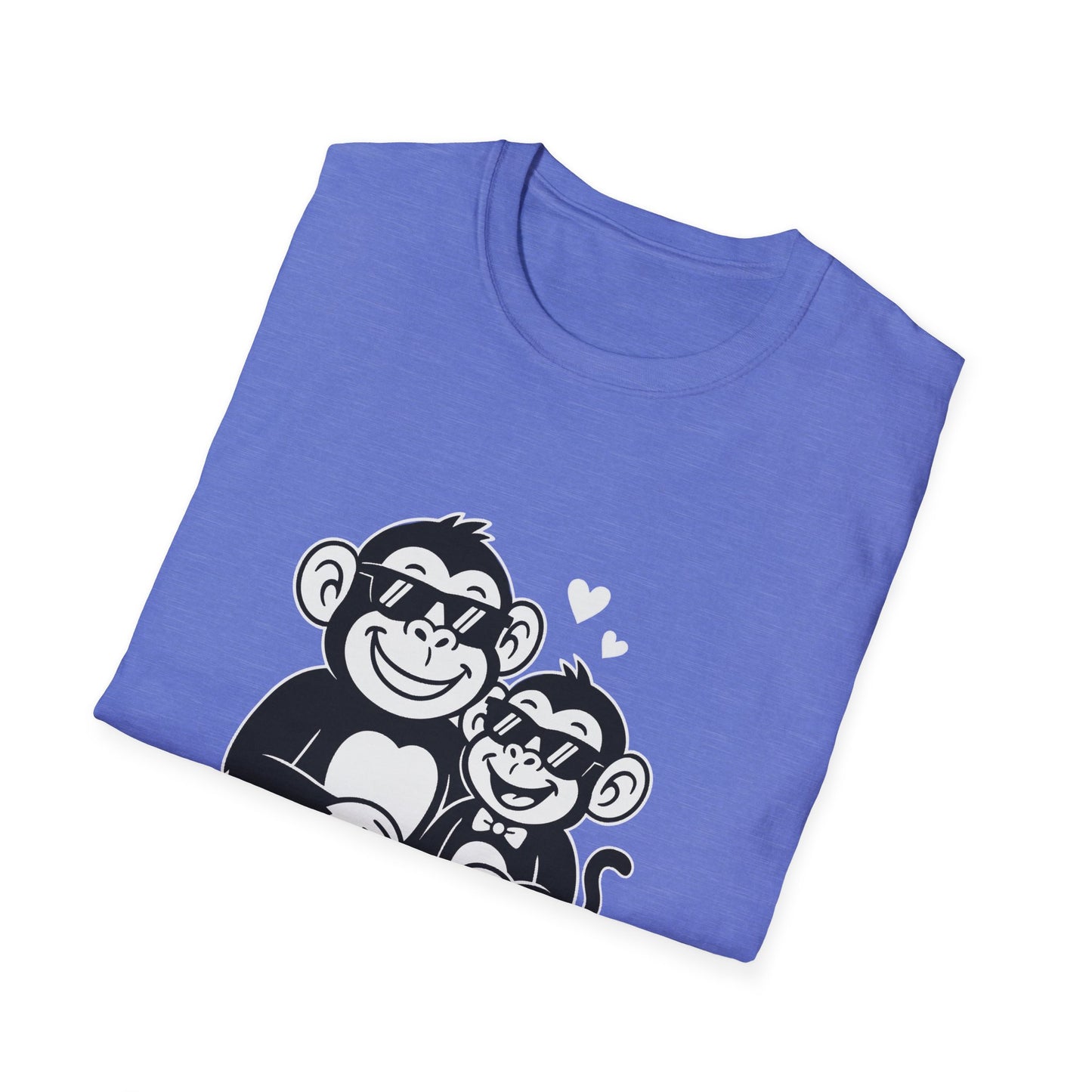 Monkey T-Shirt - 'Chimp Off the Old Block' Softstyle Tee