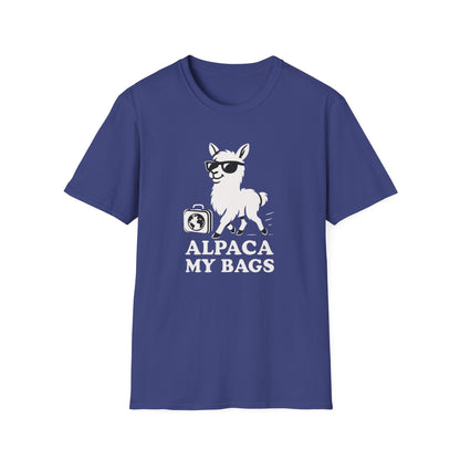 Alpaca T-Shirt - 'Alpaca My Bags' Softstyle Tee