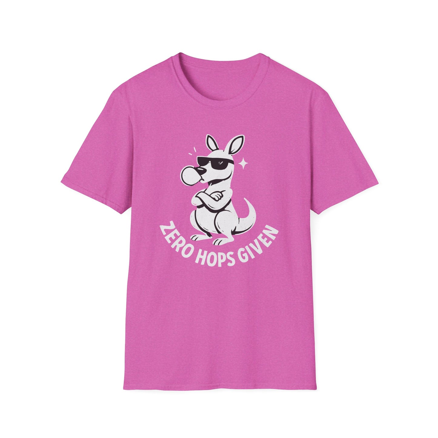 Kangaroo T-shirt - 'Zero Hops Given Tee' Softstyle Tee