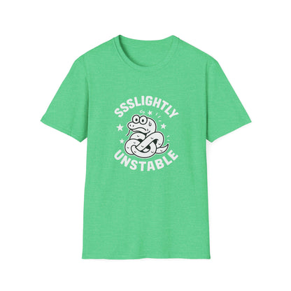 Slightly Unstable T-Shirt, Unisex Tee, Funny Graphic Shirt, Casual Wear, Gift for Friends, Quirky Fashion Statement