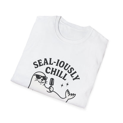 Seal T-Shirt - 'Sealiously Chill' Softstyle Tee