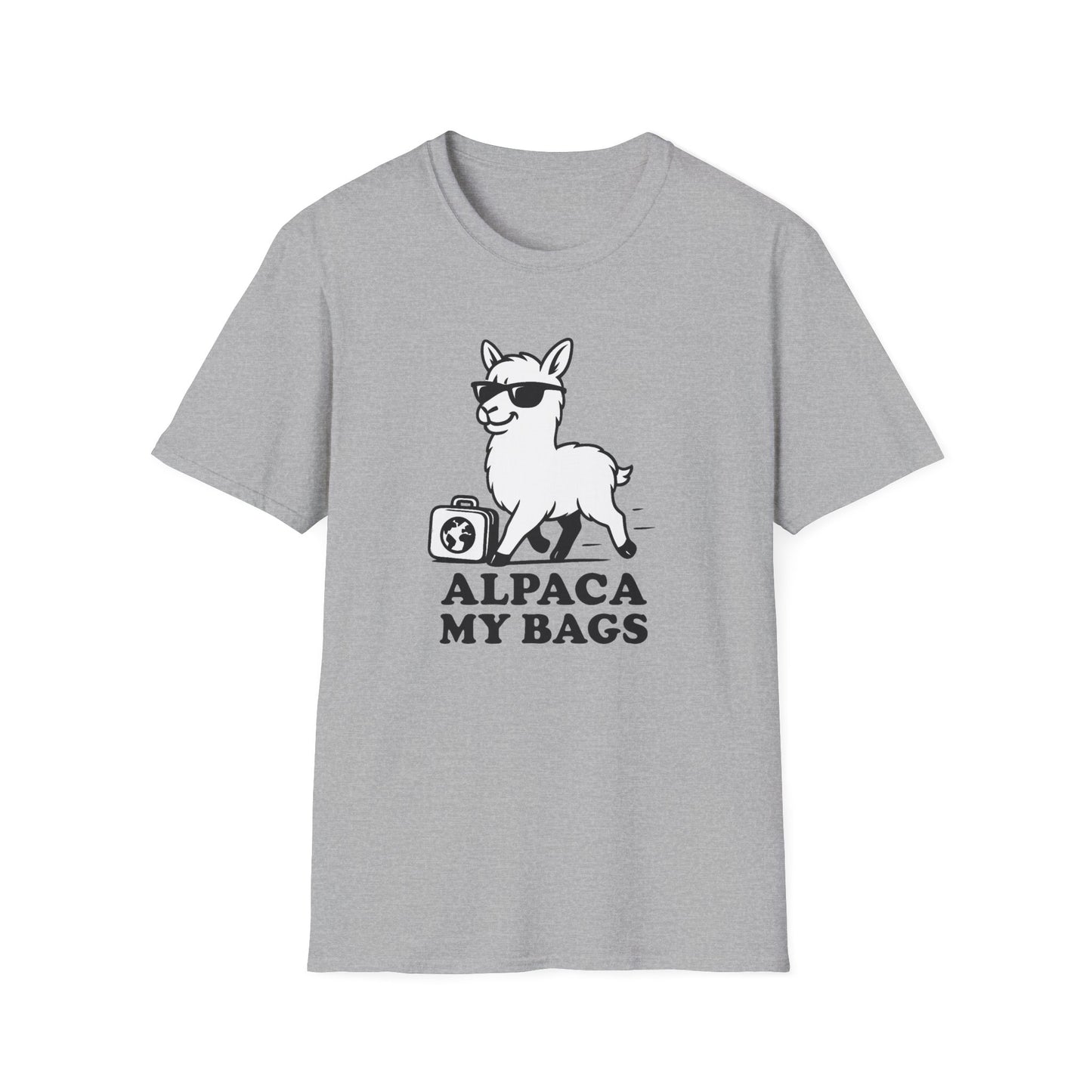 Alpaca T-Shirt - 'Alpaca My Bags' Softstyle Tee