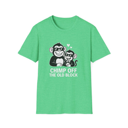 Monkey T-Shirt - 'Chimp Off the Old Block' Softstyle Tee