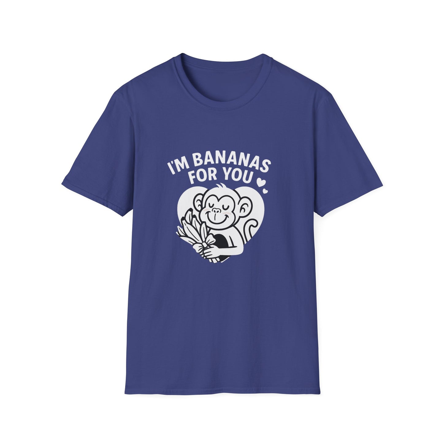 Monkey T-Shirt - 'I'm Bananas For You' Softstyle Tee