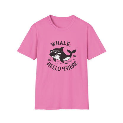 Whale T-Shirt - 'Whale Hello There' Softstyle Tee