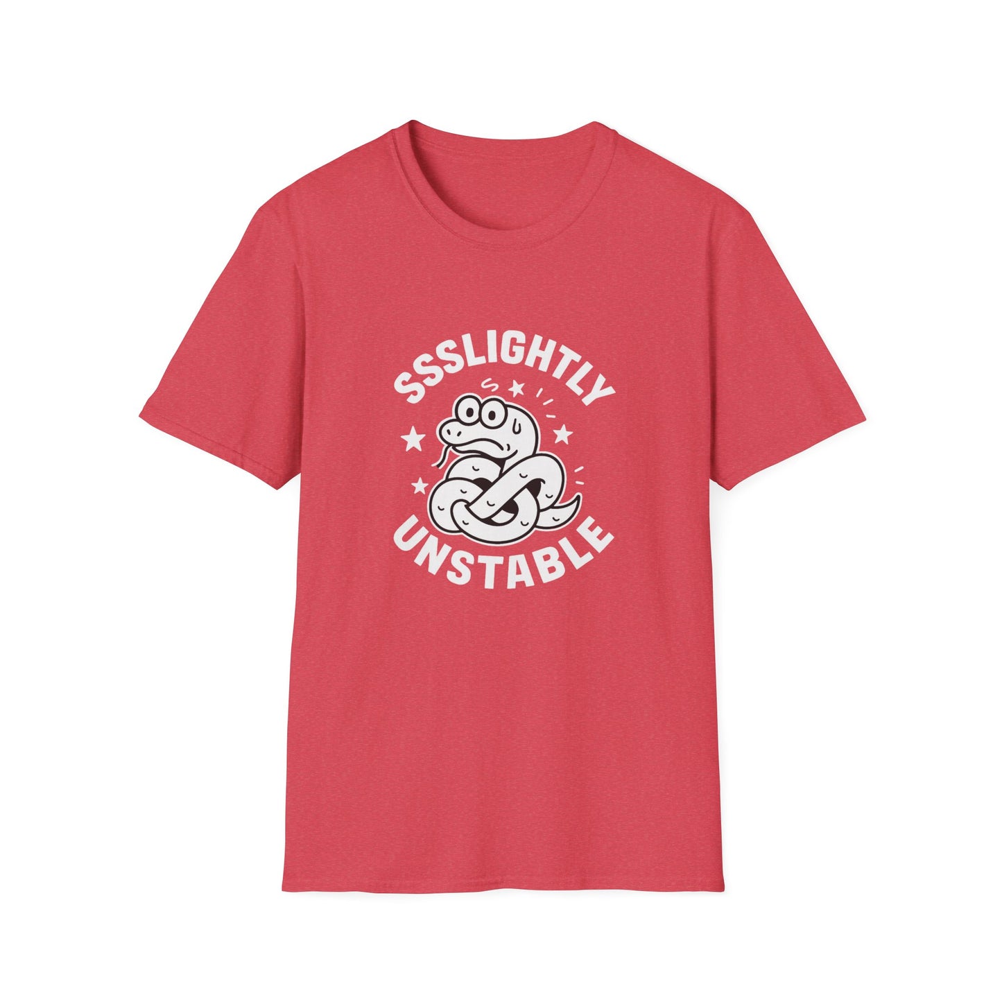Slightly Unstable T-Shirt, Unisex Tee, Funny Graphic Shirt, Casual Wear, Gift for Friends, Quirky Fashion Statement