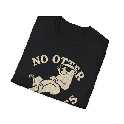 Otter T-Shirt - 'No Otter Worries' Softstyle Tee