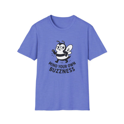 Bee T-Shirt - 'Mind Your Own Buzzness' Softstyle Tee