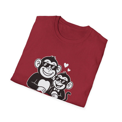 Monkey T-Shirt - 'Chimp Off the Old Block' Softstyle Tee