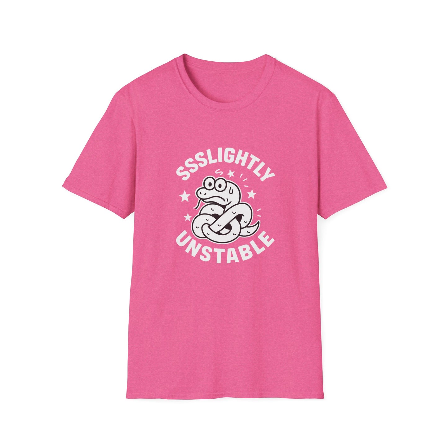 Slightly Unstable T-Shirt, Unisex Tee, Funny Graphic Shirt, Casual Wear, Gift for Friends, Quirky Fashion Statement
