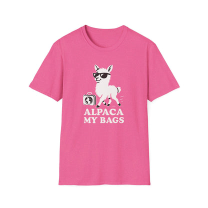 Alpaca T-Shirt - 'Alpaca My Bags' Softstyle Tee