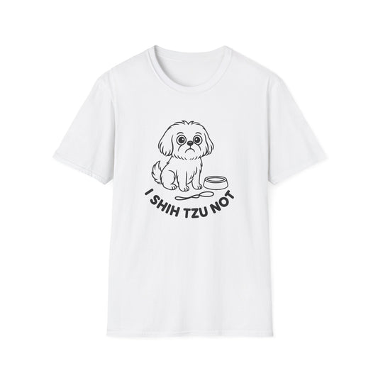 Shih Tzu Not Unisex Softstyle T-Shirt | Funny Dog Lover Tee, Pet Owner Gift, Casual Wear, Gift for Dog Lovers, Cute Animal Shirt