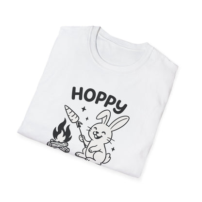 Rabbit T-Shirt - 'Hoppy Camper' Softstyle Tee